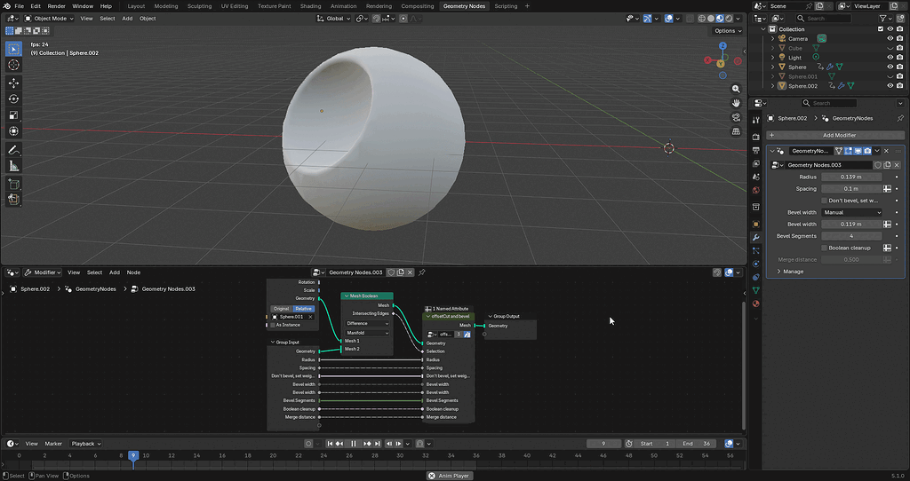 Boolean Bevel (Offset Cut and Bevel) Modifier/Node - Released Scripts ...