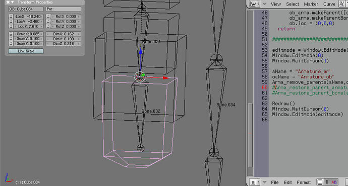 Problems with parent armature/bone - Python Support - Blender Artists ...