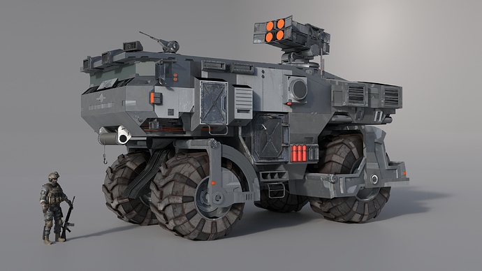 Futuristic Truck - Works in Progress - Blender Artists Community