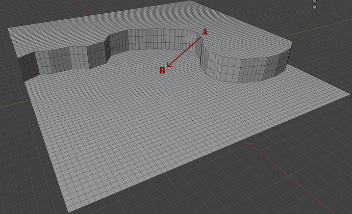 Connecting two planes of different heights via ramp/slope - Modeling ...