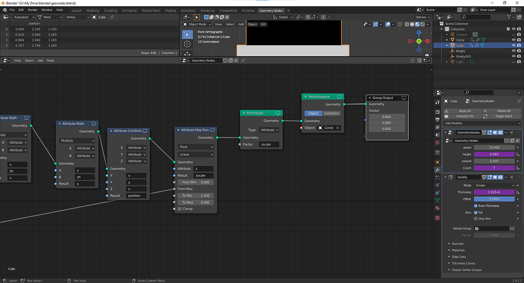 Instance scaling in geometry nodes - Modeling - Blender Artists Community