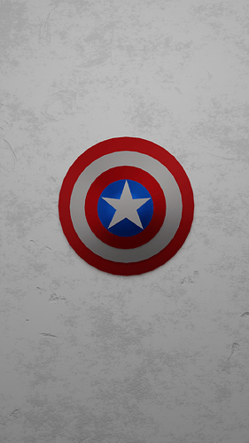 4untitled. (Captain America-Shield Dekor)