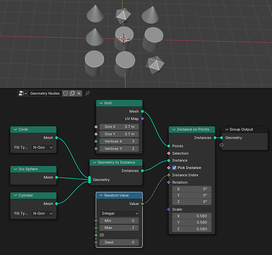 How to instance varying geometry - geo nodes - Modeling - Blender ...