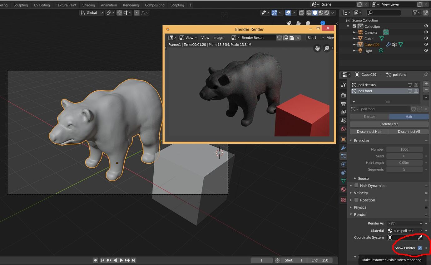 Object not rendering but visible in the rendered viewport - Technical ...