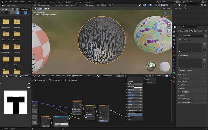 Shiny Surface when Working with Normal Nodes - Materials and Textures ...