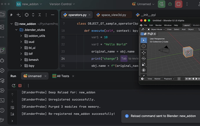 [For Add-on Developers] Released a PyCharm plugin - Released Scripts ...