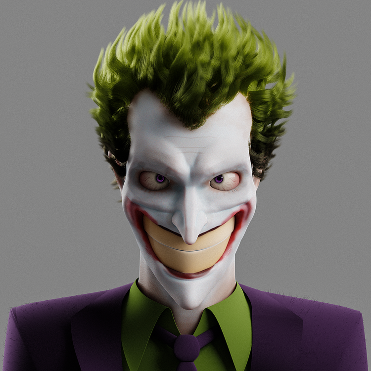 Joker - Finished Projects - Blender Artists Community