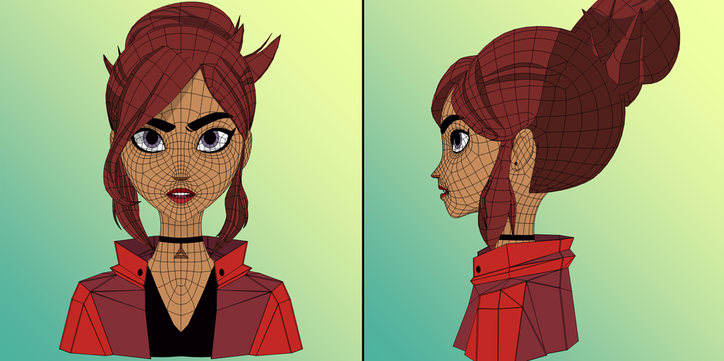 Carmen Sandiego (2019) bust - Finished Projects - Blender Artists Community
