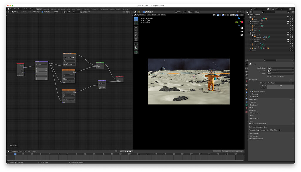 Shadows not casting on Moonscape - Lighting and Rendering - Blender ...