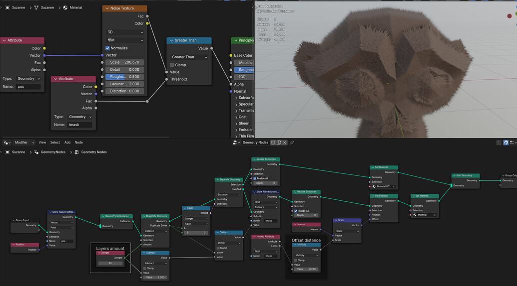Shell Shader How to make shell-textured fur - Materials and Textures - Blender ...