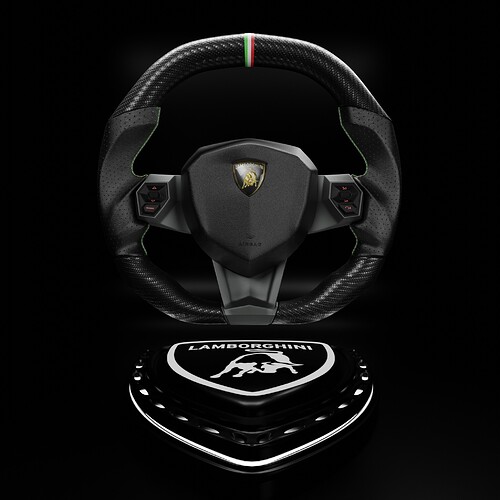 Lamborgini Aventador Steering Wheel