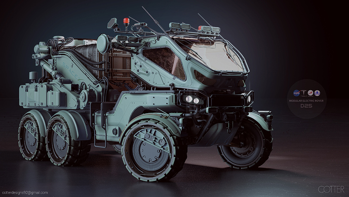 D25 Modular Rover - Finished Projects - Blender Artists Community