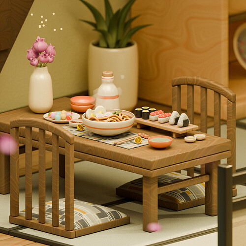 Cozy Minka House Render 2