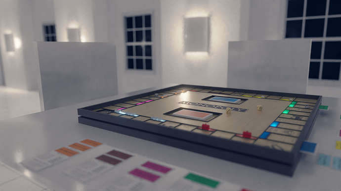 Monopoly Render Custom Monopoly Board - Finished Projects - Blender Artists Community