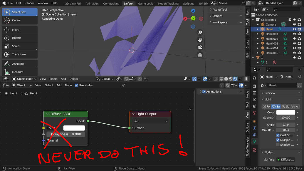 Render without scene world lighting - Lighting and Rendering - Blender ...