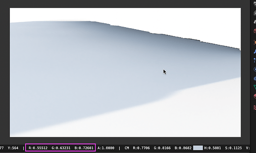 shadow corrected dark