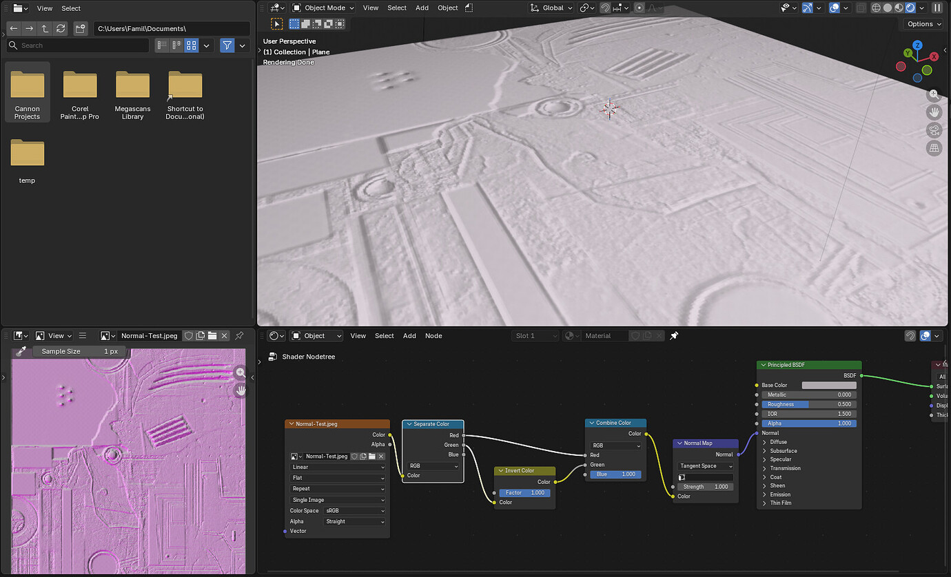 Odd seam in texture when applying normal map - Materials and Textures ...