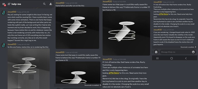 Motionblur Issue