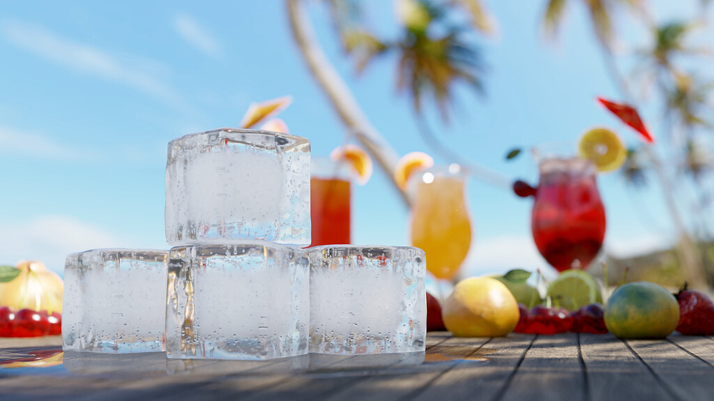 The Key to Summer Drinks on Demand? Cocktail Ice Cubes