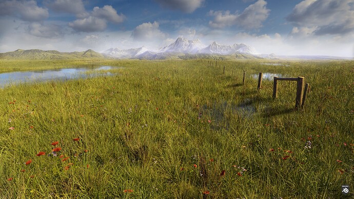 Marsh landscape sig
