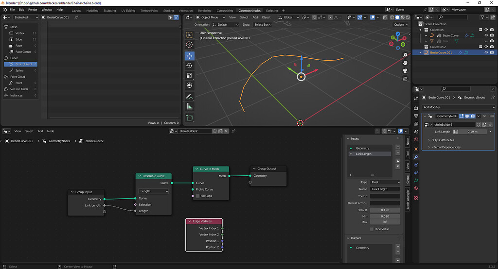 How to calculate center of edges using geometry nodes? - Modeling ...