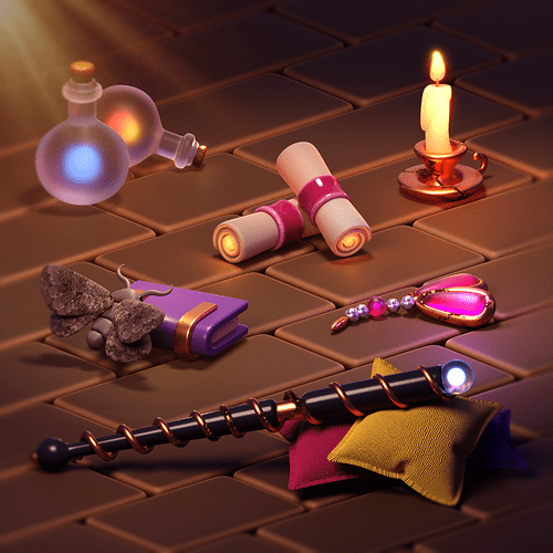 Wizard`s library_04