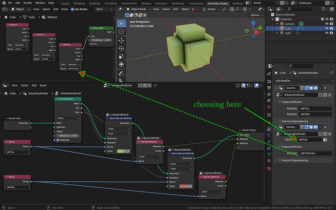 choosingAttributForShader