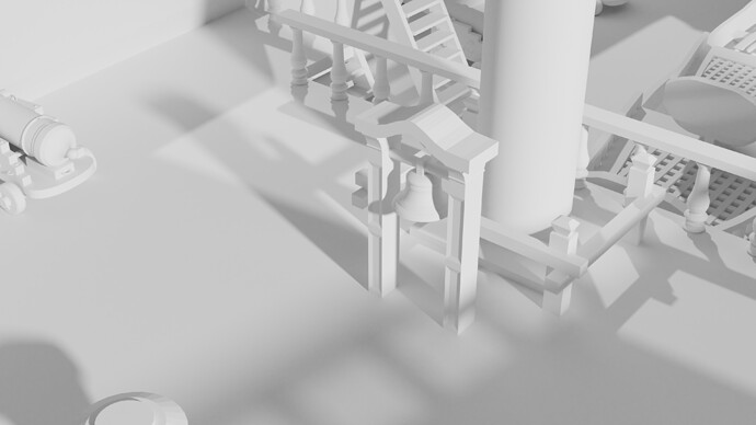 Ship Model Stairs update belfry