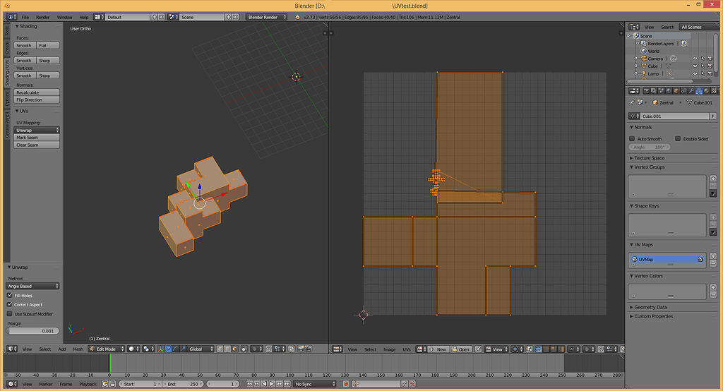 Problem with messy UV Unwrap - Materials and Textures - Blender Artists ...