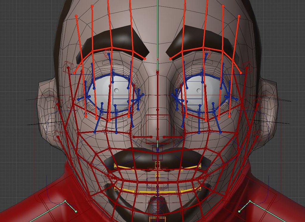 Blenrig - Eyelid And Mouth Bones Moving After Baking - Animation And ...