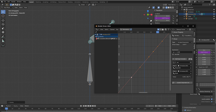 Please tell me how to move the bone position up and down with only ...