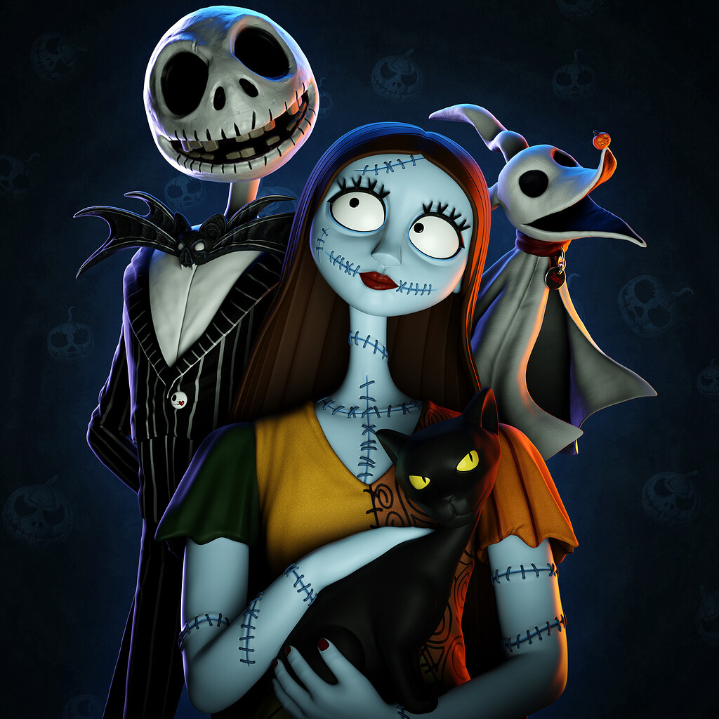 Jack And Sally - Finished Projects - Blender Artists Community