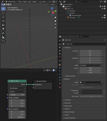 Display Vertices for stuff generated with Geometry Nodes? - Modeling ...