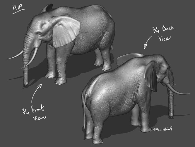Sculpting an Elephant, part 1: Armature! 