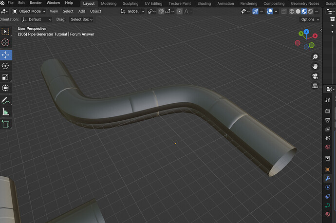 Is there a way to set the UV map of say a pipe generated in Geometry ...