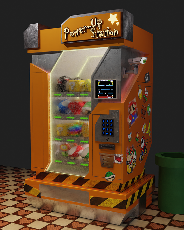 Mario Vending Machine (UPDATED SEE) - Works in Progress - Blender ...