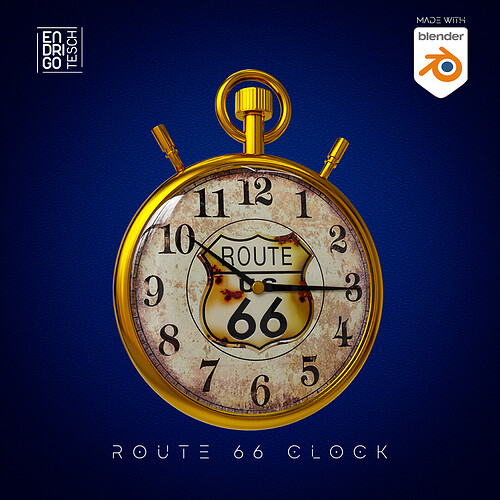 Route-66-Clock