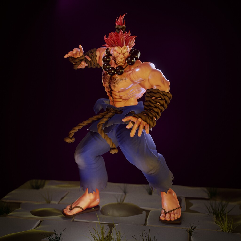 Fan Art, Cosplays, Official Art and Infos about Akuma / Gouki