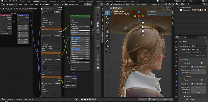 How to fix transparency issues with tga file hair - Materials and ...
