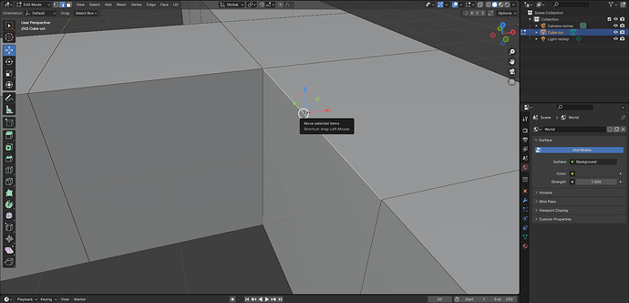 How to merge two edges that are overlapping? - Modeling - Blender ...