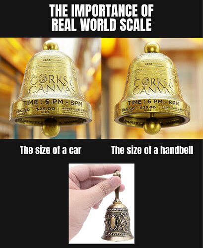 the importance of real world scale