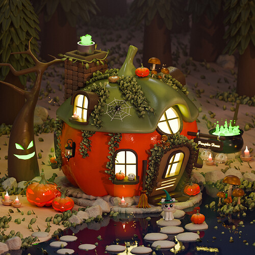 Pumpkin House Render 1