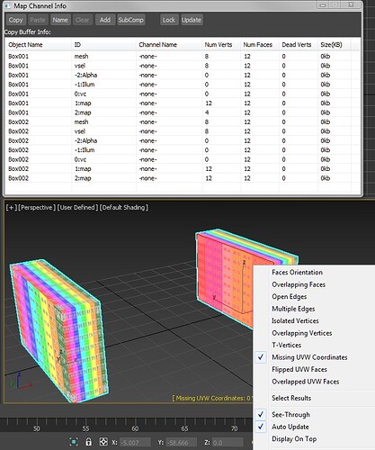 Manage multiple UV layers/channels on multiple objects - Materials and ...