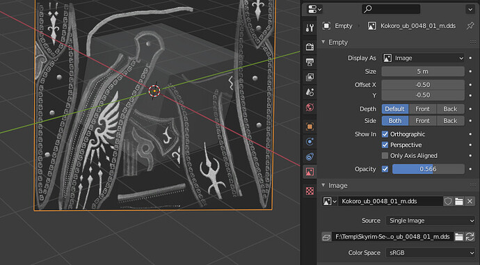 No selection outline in X ray mode when object in front of reference ...