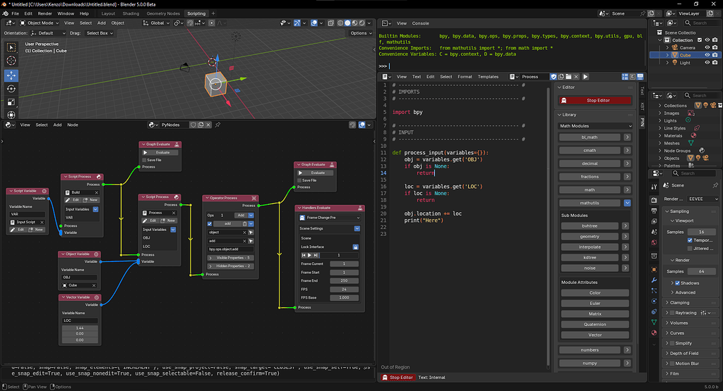 PyNodes - Nodes meant for code - (Free) - Released Scripts and Themes ...