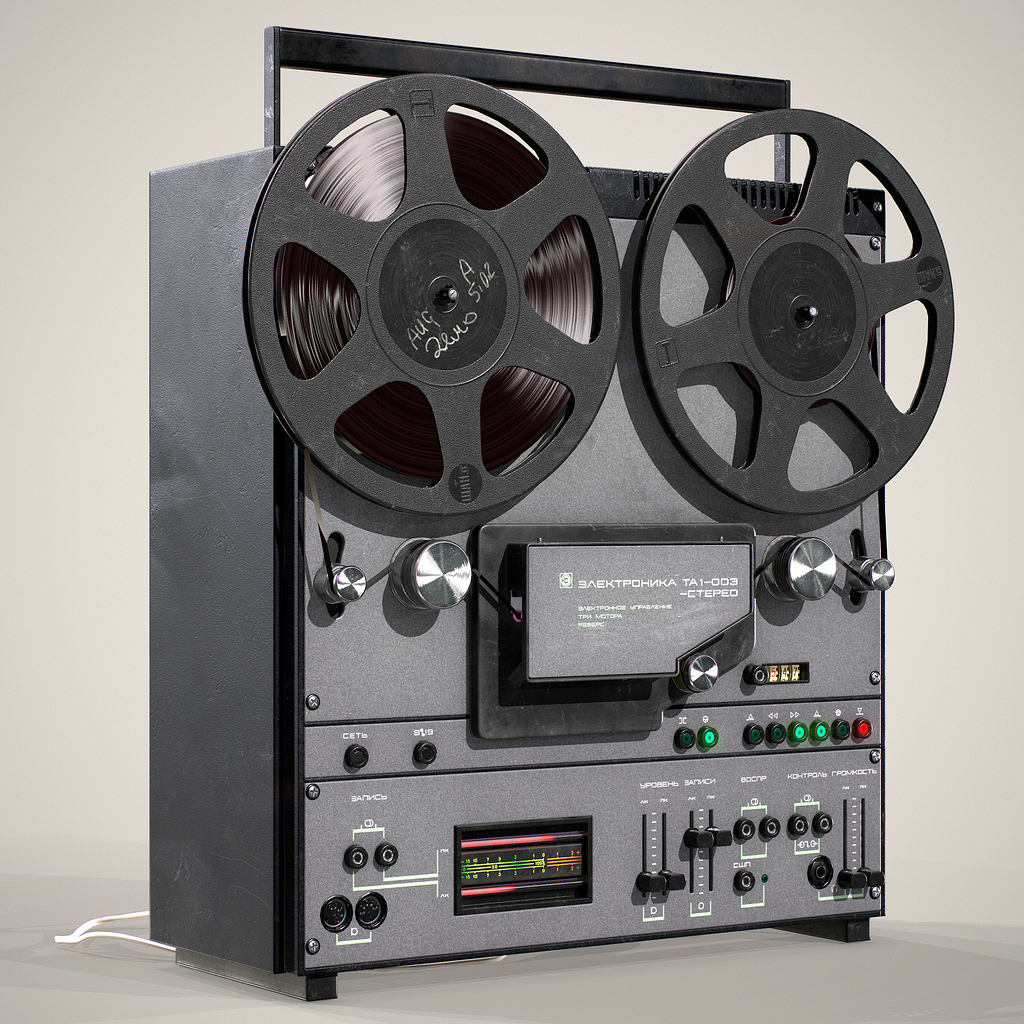 Stereophonic tape recorder Electronics TA1-003 - Finished Projects -  Blender Artists Community