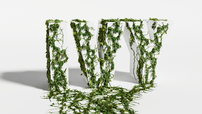 [Free] Ivy Growth (animatable procedural Ivy generator) - Released ...
