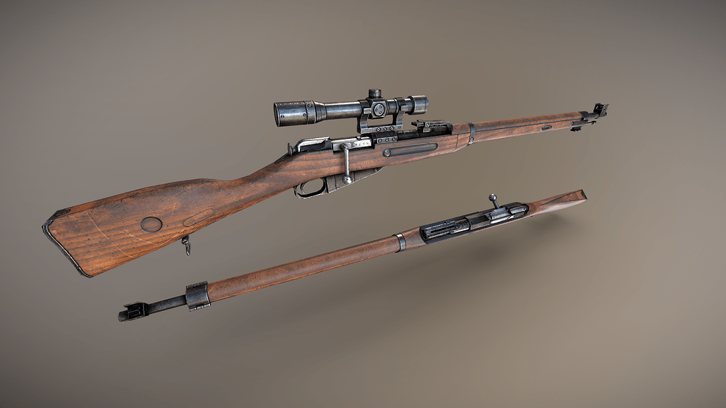 Mosin - Nagant M27 Finnish - Finished Projects - Blender Artists Community