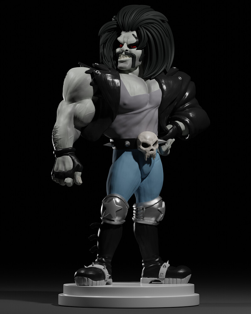 Lobo dc Finished Projects Blender Artists Community