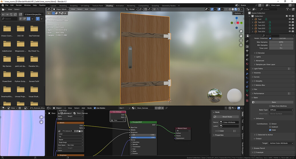 Color Attribute Bake How to properly bake color to color attribute? - Materials and Textures ...